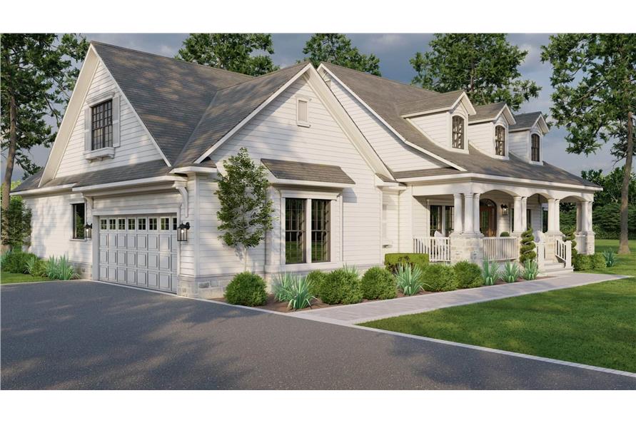 Left Side View of this 4-Bedroom,2373 Sq Ft Plan -153-1224