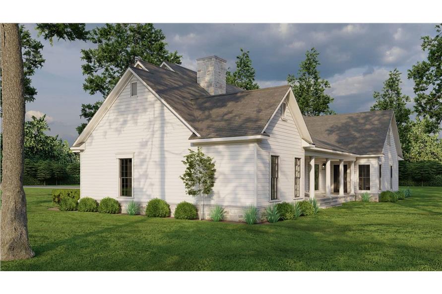 Rear View of this 4-Bedroom,2373 Sq Ft Plan -153-1224