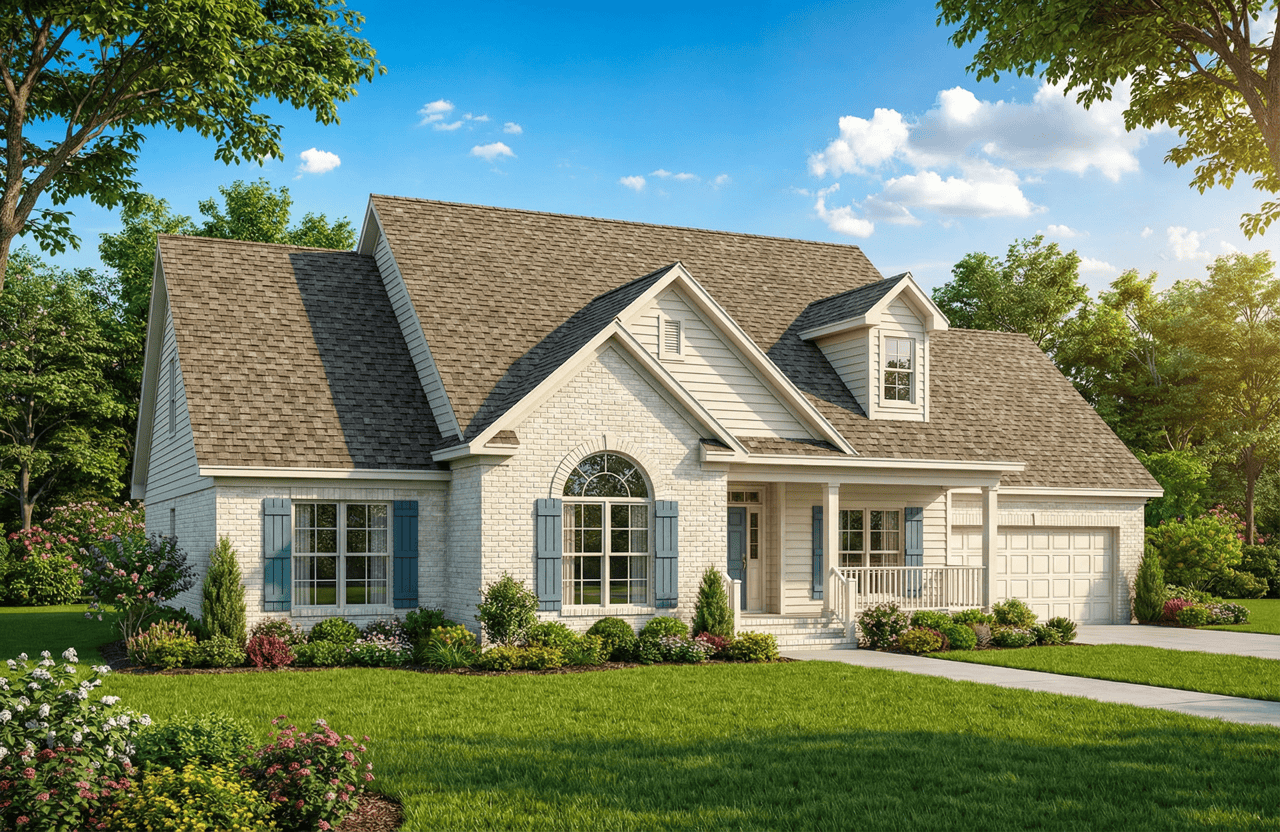 Front View of this 3-Bedroom,1957 Sq Ft Plan -153-1235