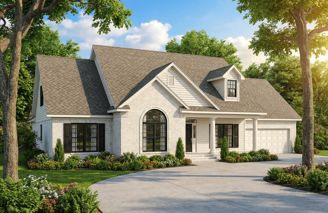 Home Exterior Photograph of this 3-Bedroom,1957 Sq Ft Plan -153-1235