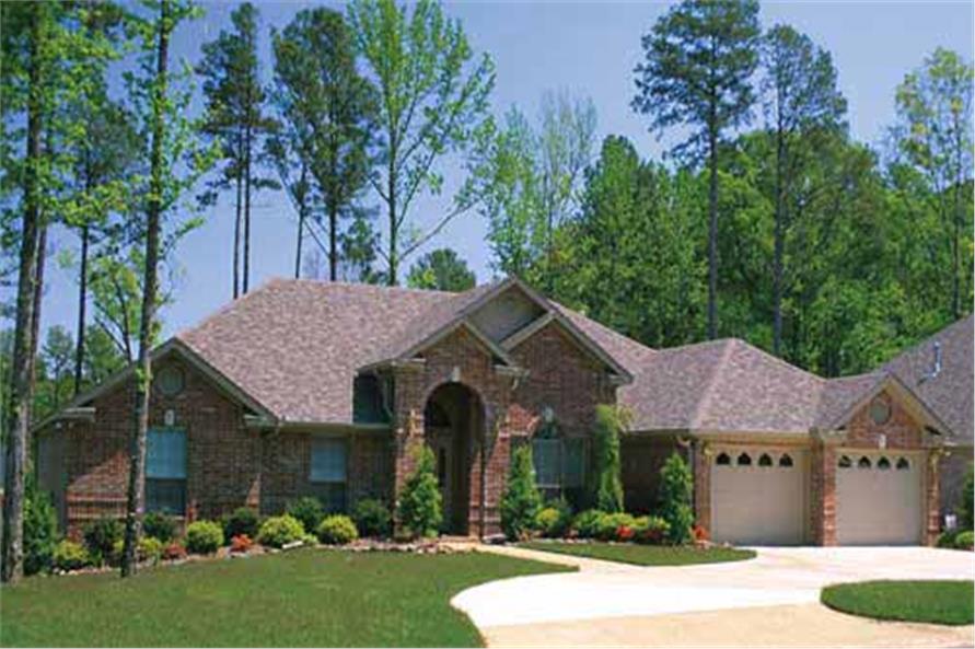Front View of this 4-Bedroom,2554 Sq Ft Plan -153-1255