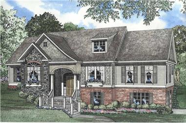 4-Bedroom, 2495 Sq Ft Southern Home Plan - 153-1262 - Main Exterior