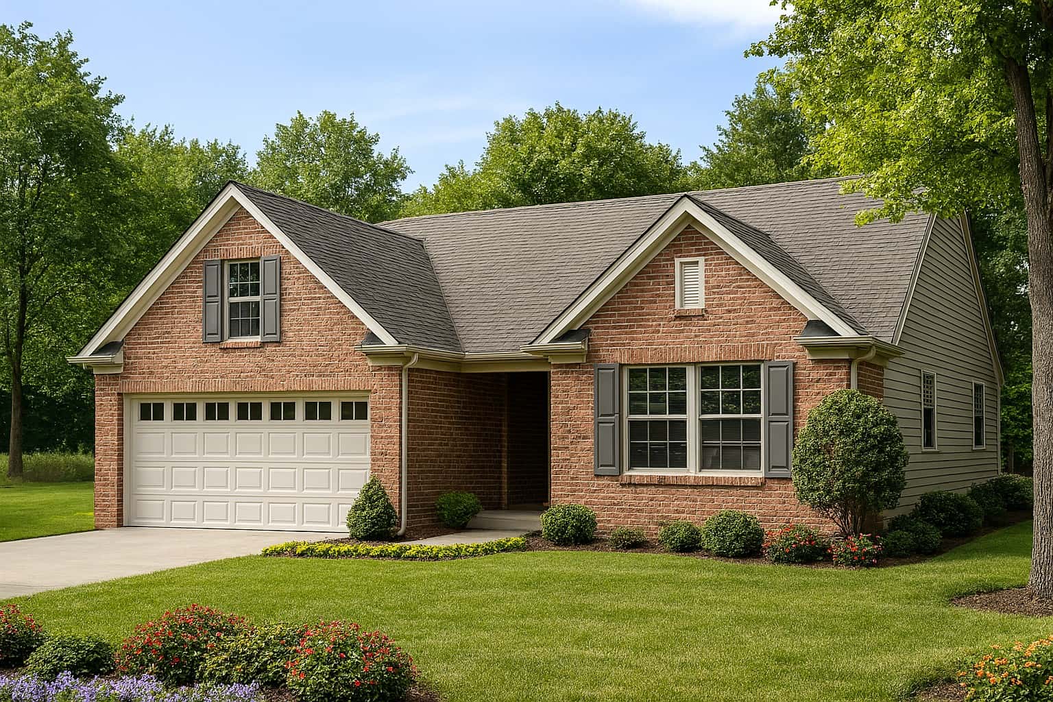 Front elevation of Country home (ThePlanCollection: House Plan #153-1290)