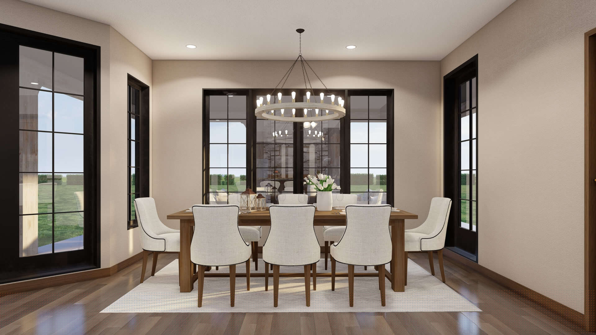 Dining Room of this 4-Bedroom,4378 Sq Ft Plan -153-1318