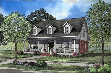 3-Bedroom, 2323 Sq Ft Southern Home Plan - 153-1398 - Main Exterior