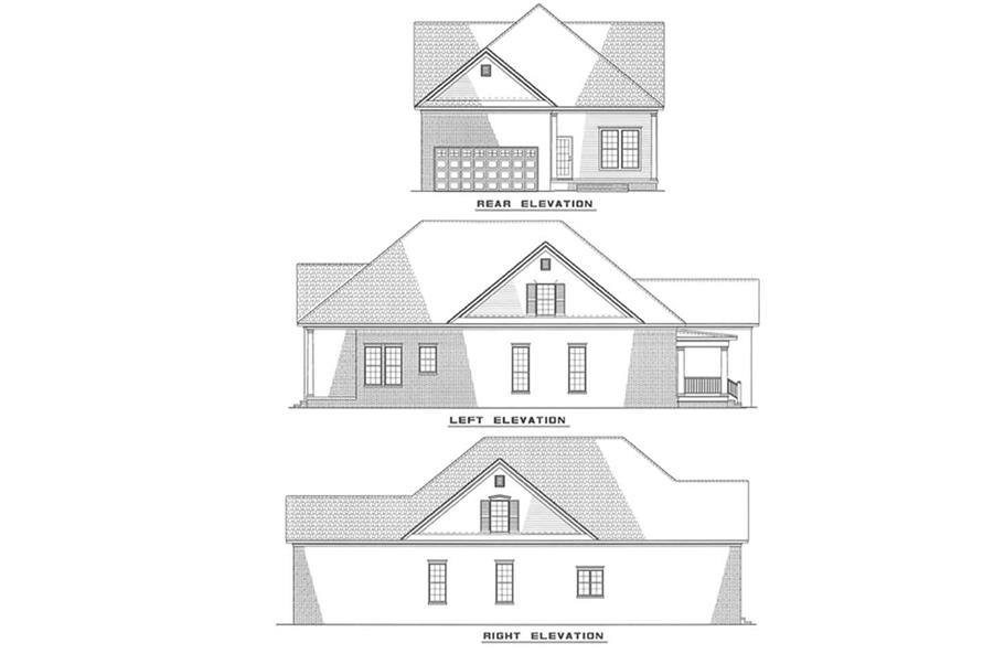 Other Elevations of this 4-Bedroom,2252 Sq Ft Plan -2252