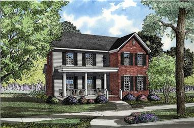 4-Bedroom, 1987 Sq Ft Southern Home Plan - 153-1406 - Main Exterior