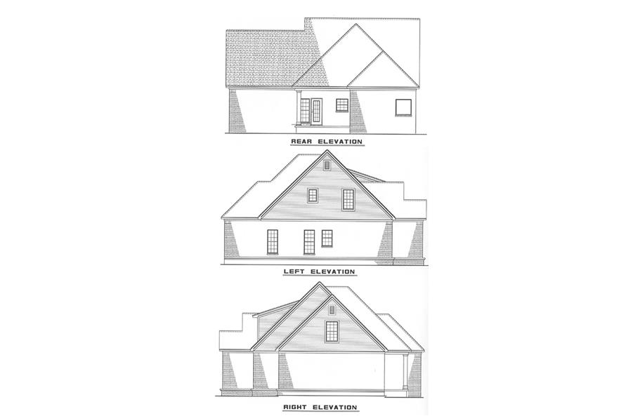 Other Elevations of this 3-Bedroom,1684 Sq Ft Plan -1684