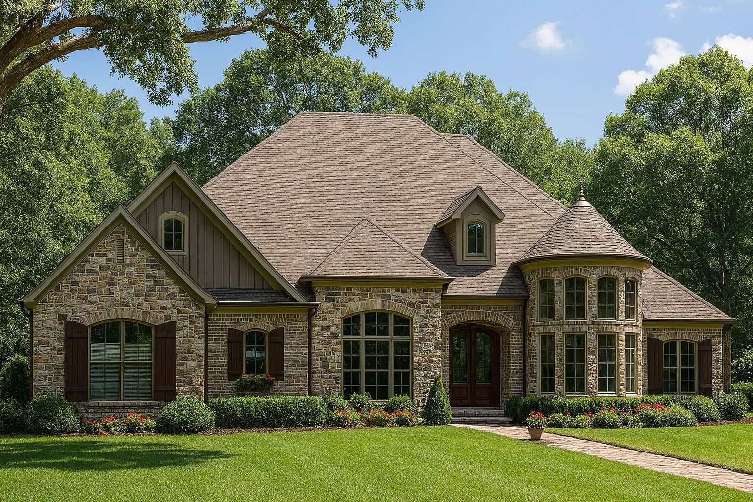 European home (ThePlanCollection: Plan #153-1428)