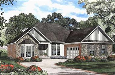 3-Bedroom, 1869 Sq Ft Country Home Plan - 153-1430 - Main Exterior