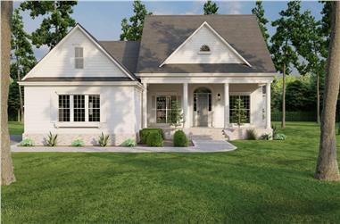 4-Bedroom, 2920 Sq Ft Southern Home Plan - 153-1442 - Main Exterior