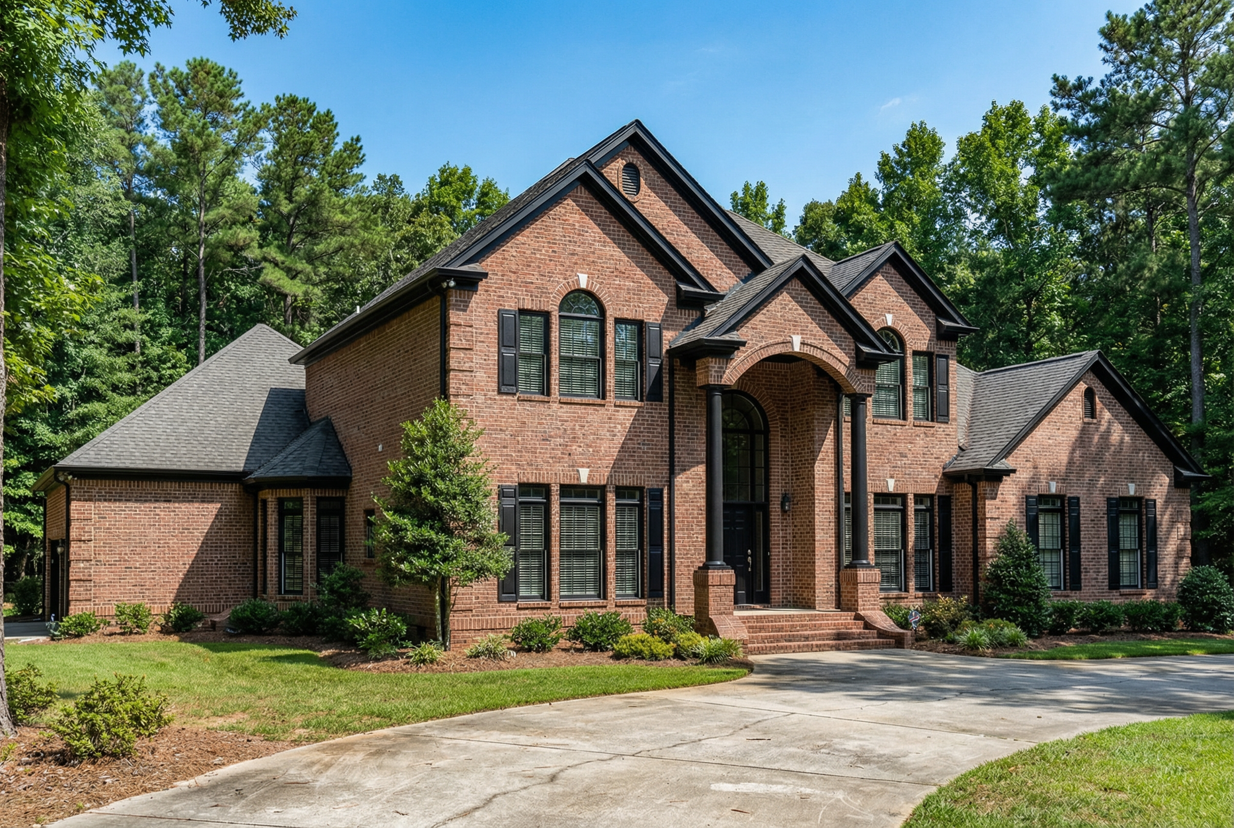 Traditional style house (ThePlanCollection: Plan #153-1444)