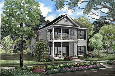 3-Bedroom, 1922 Sq Ft Country Home Plan - 153-1449 - Main Exterior