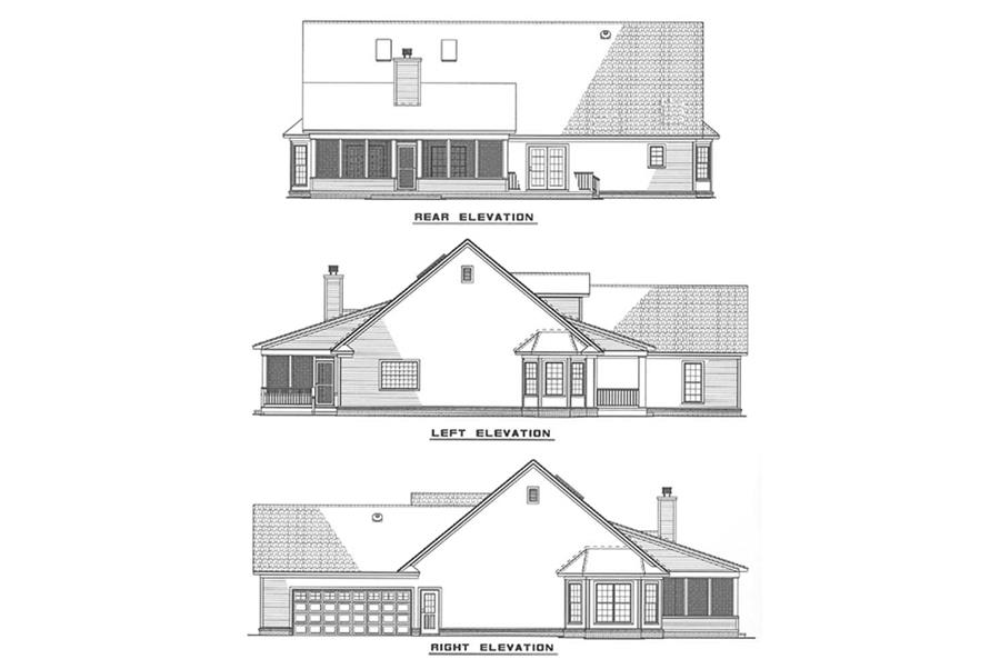 Other Elevations of this 3-Bedroom,2131 Sq Ft Plan -2131
