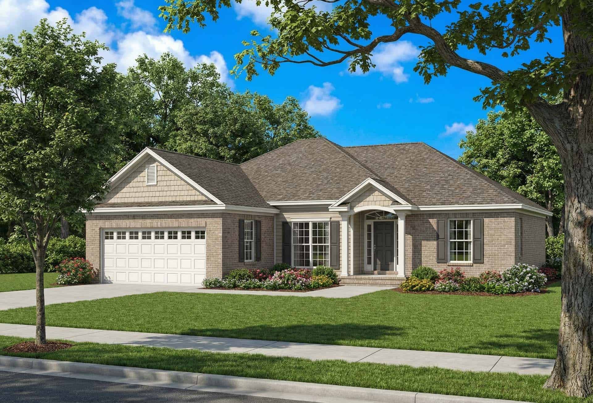 Home Exterior Photograph of this 3-Bedroom,1560 Sq Ft Plan -153-1469