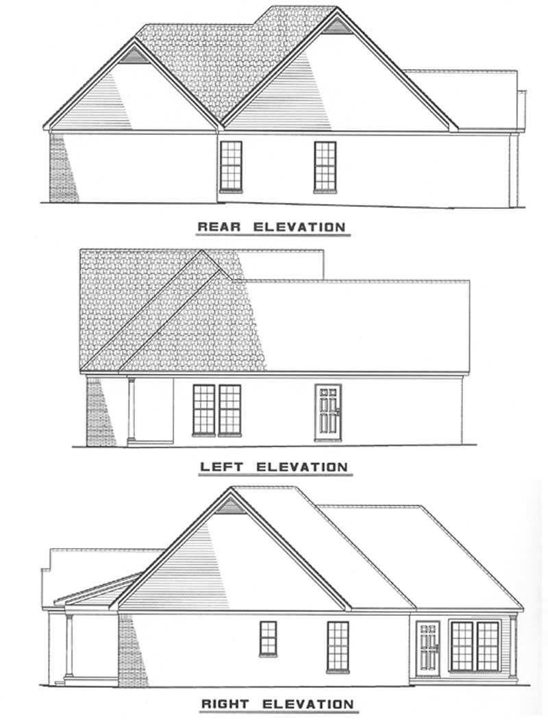  Small  Southern Traditional House  Plans Home Design ndg 