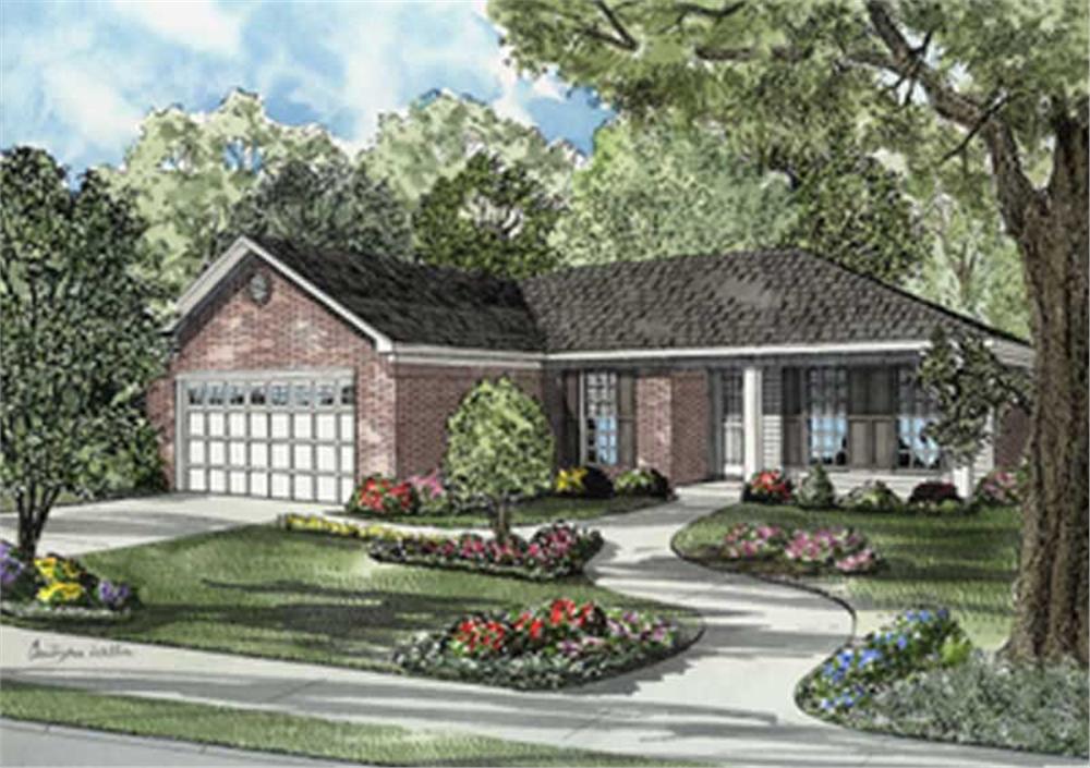 Main image for house plan # 7888