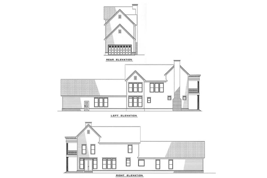 Other Elevations of this 3-Bedroom,2177 Sq Ft Plan -2177