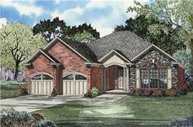 3-Bedroom, 1855 Sq Ft Contemporary Home Plan - 153-1511 - Main Exterior