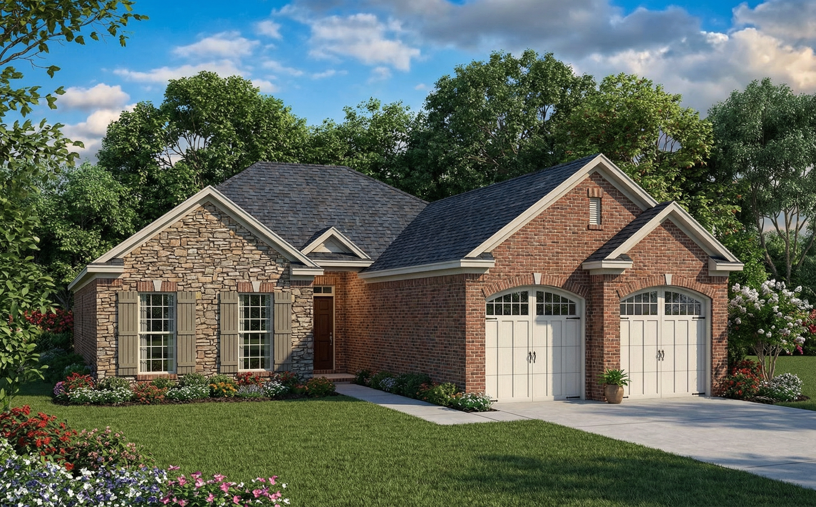 Home Exterior Photograph of this 2-Bedroom,1287 Sq Ft Plan -153-1534