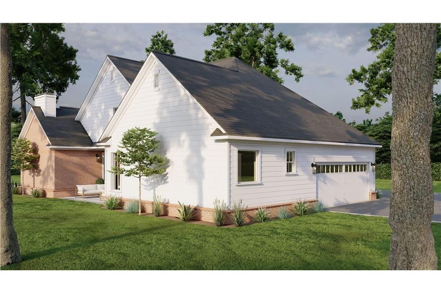 Rear View of this 3-Bedroom,2146 Sq Ft Plan -153-1572