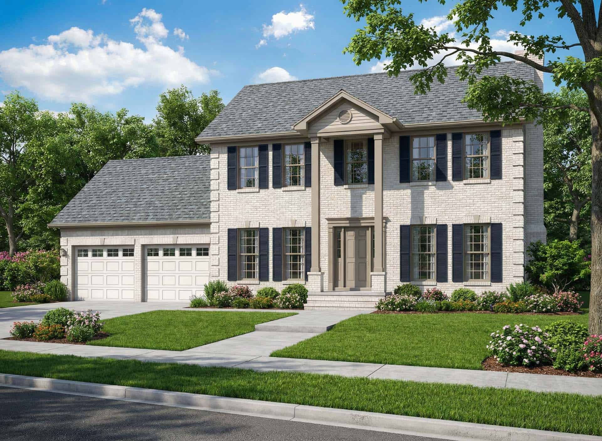 Home Exterior Photograph of this 4-Bedroom,2132 Sq Ft Plan -153-1574