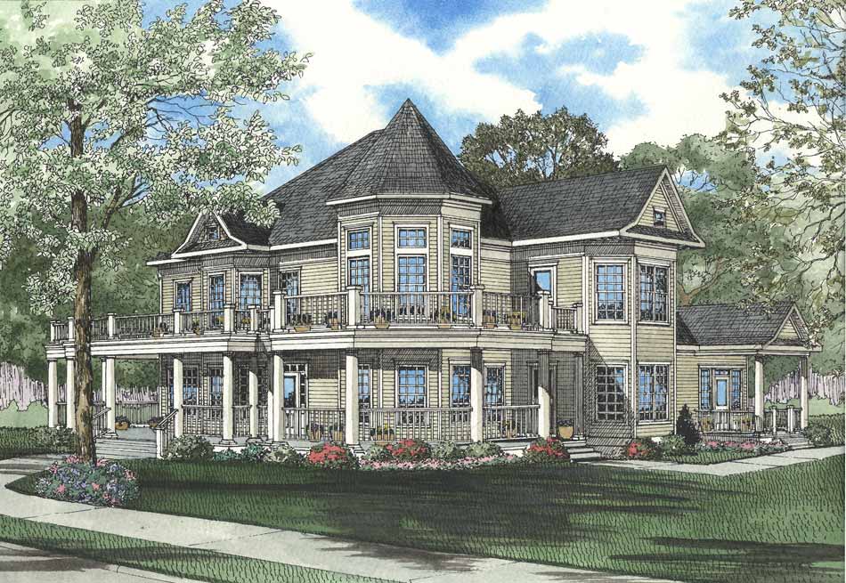 Luxury Houseplans Home  Design  Main Street 3816