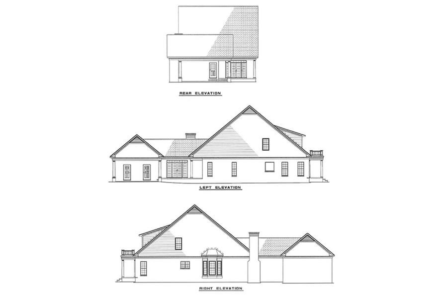 Other Elevations of this 3-Bedroom,2618 Sq Ft Plan -2618