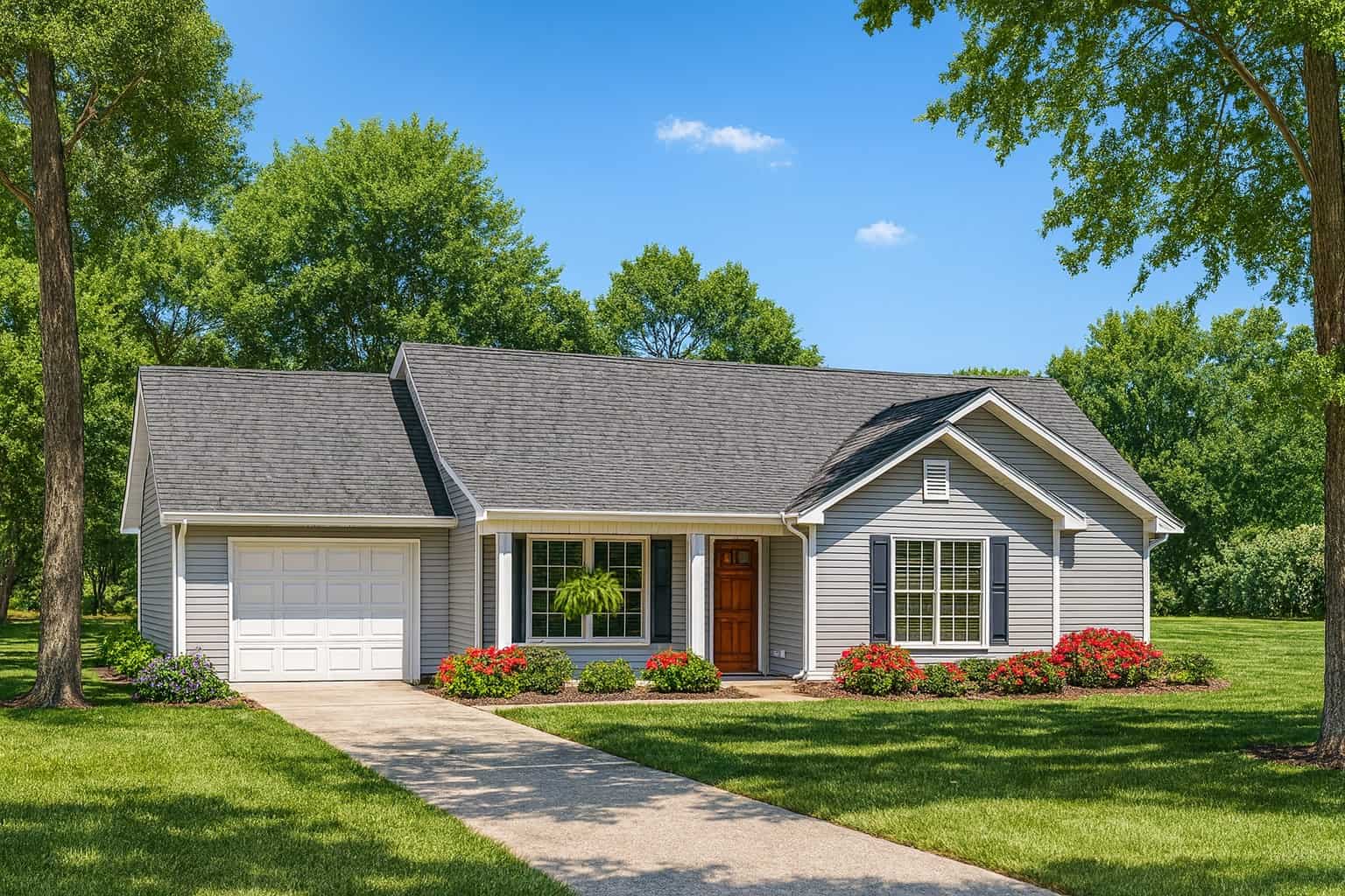 Front elevation of Country home (ThePlanCollection: House Plan #153-1657)