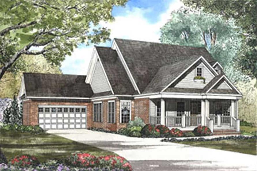 3-Bedroom, 2026 Sq Ft Southern House Plan - 153-1660 - Front Exterior