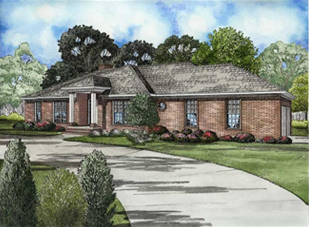 Main image for house plan # 8235