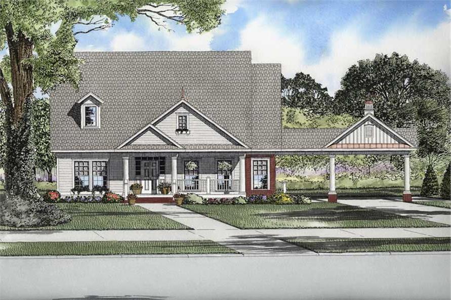 Main image for house plan # 8216