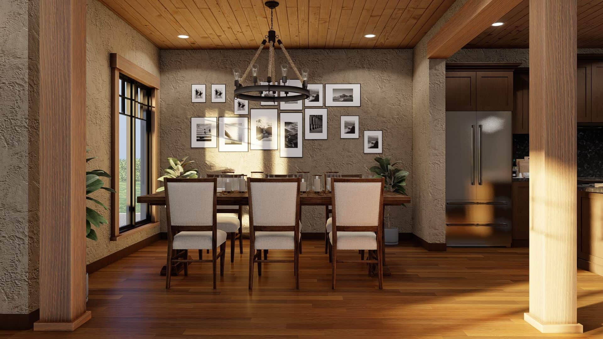 Dining Room of this 3-Bedroom,1952 Sq Ft Plan -153-1720