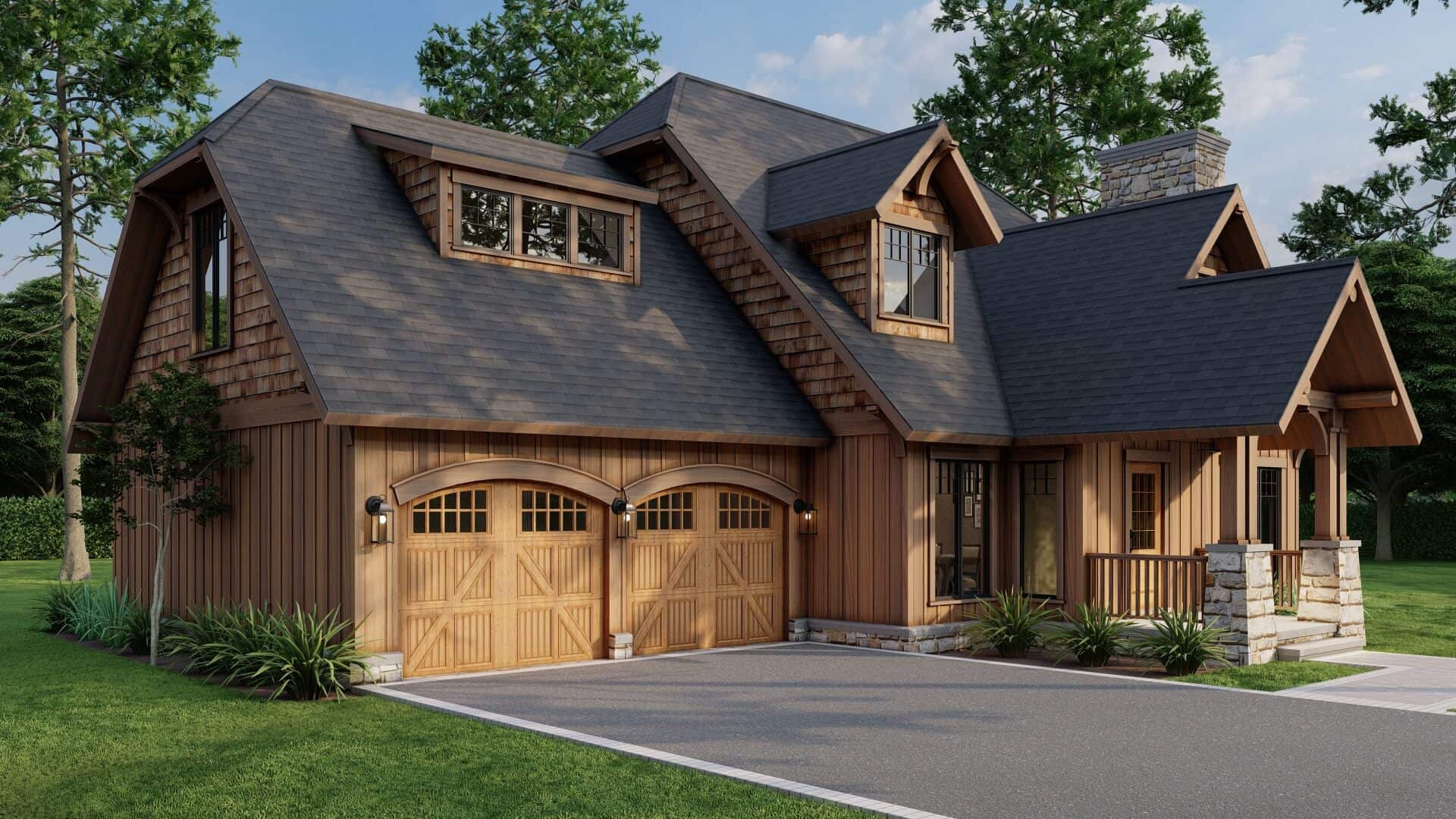 Left Side View of this 3-Bedroom,1952 Sq Ft Plan -153-1720