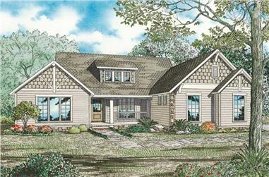 4-Bedroom, 3016 Sq Ft Country House Plan - 153-1722 - Front Exterior