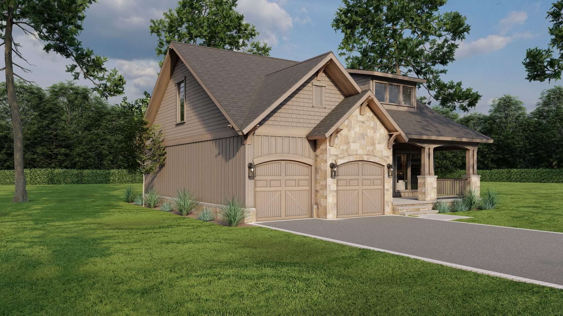 Left Side View of this 3-Bedroom,1654 Sq Ft Plan -153-1723