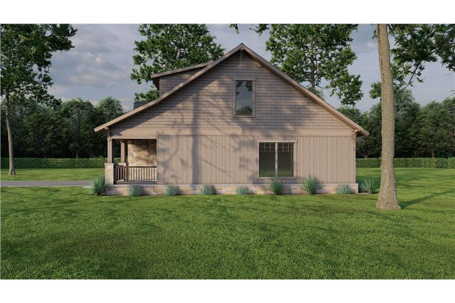 Right Side View of this 3-Bedroom,1654 Sq Ft Plan -153-1723
