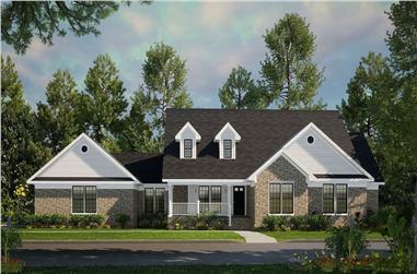 3-Bedroom, 1853 Sq Ft Country Home - Plan #153-1779 - Main Exterior