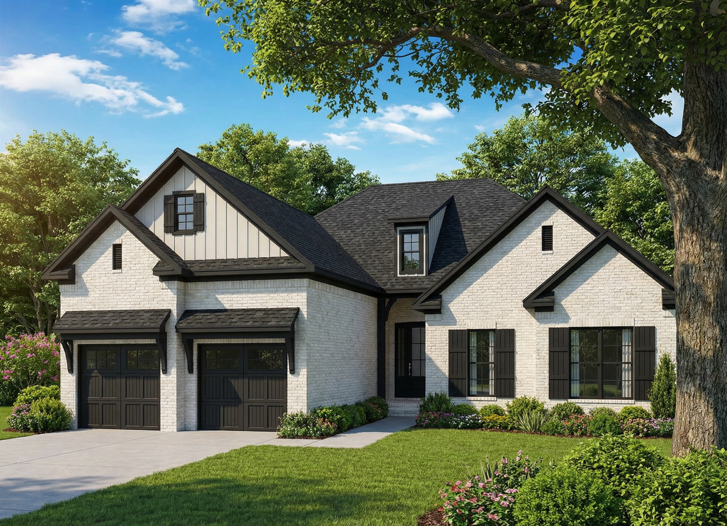 Front View of this 3-Bedroom,1715 Sq Ft Plan -153-1803