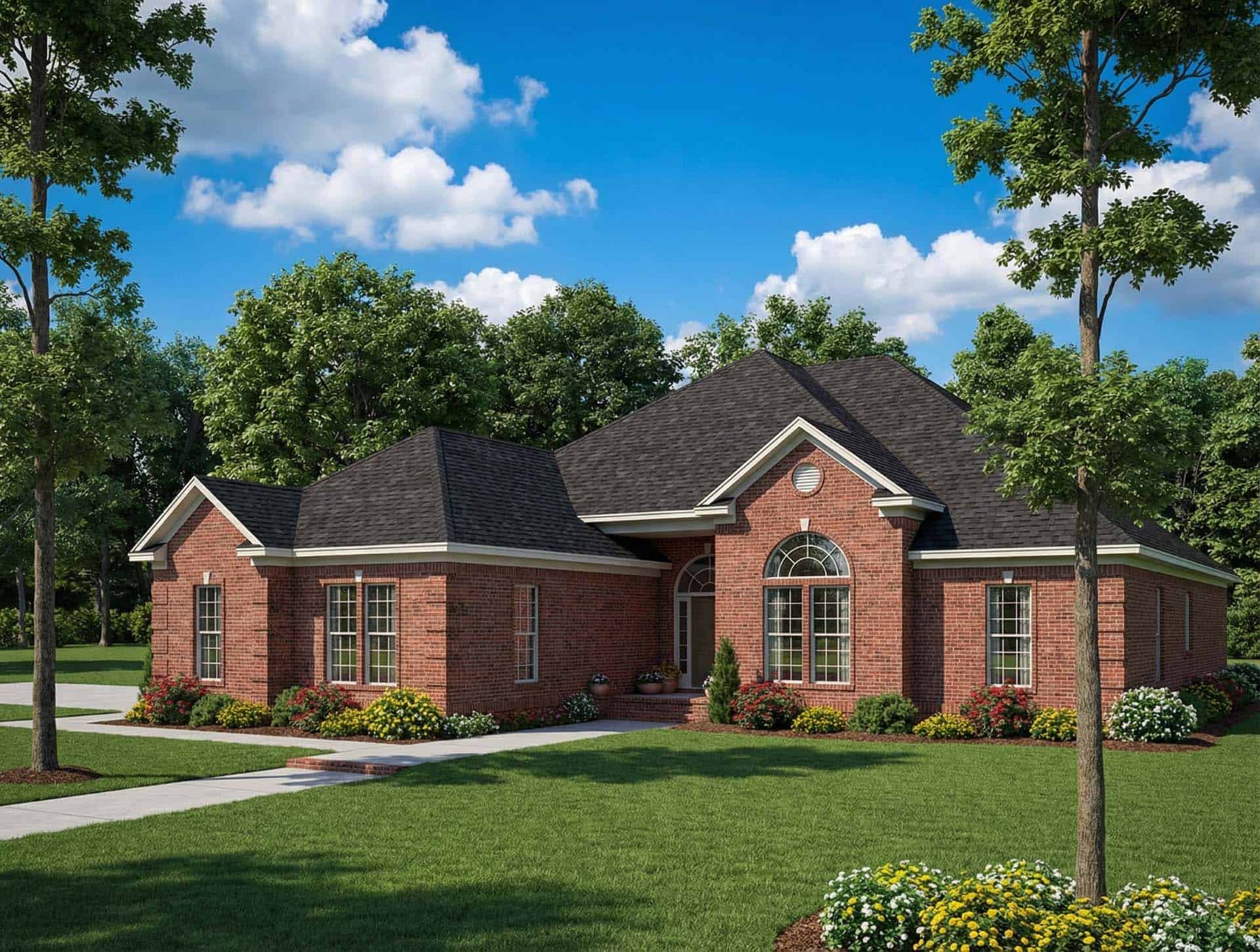 Home Exterior Photograph of this 3-Bedroom,2707 Sq Ft Plan -153-1816