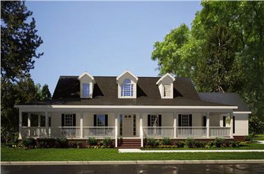 3-Bedroom, 2733 Sq Ft Cape Cod House - Plan #153-1828 - Front Exterior