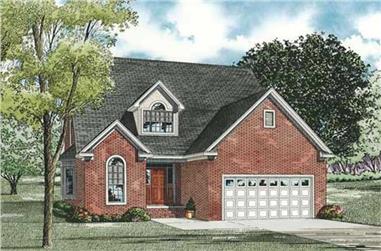 3-Bedroom, 2287 Sq Ft House Plan - 153-1829 - Front Exterior