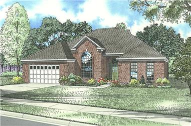 4-Bedroom, 2319 Sq Ft Ranch House Plan - 153-1833 - Front Exterior