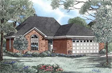 3-Bedroom, 1461 Sq Ft Small House Plans - 153-1851 - Main Exterior