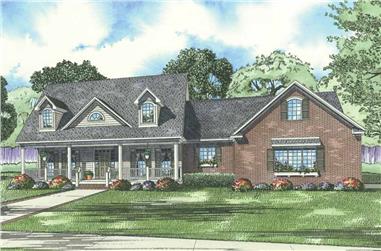 5-Bedroom, 3155 Sq Ft House Plan - 153-1853 - Front Exterior