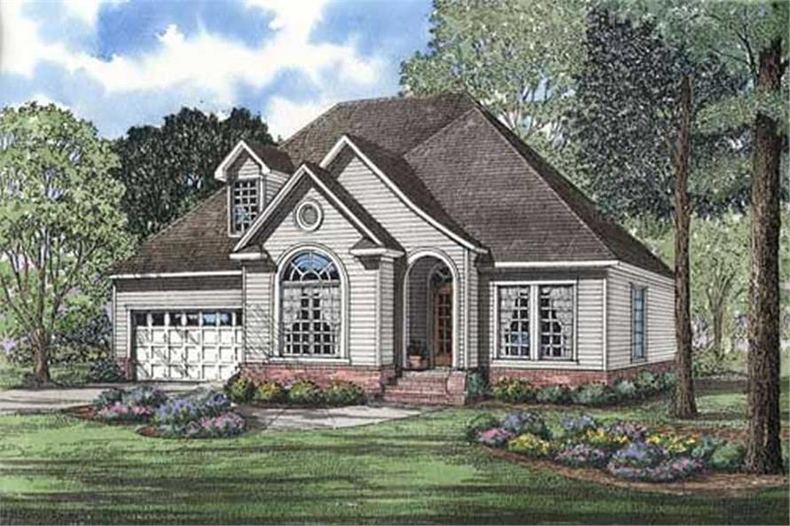 Front View of this 3-Bedroom, 1797 Sq Ft Plan - 153-1875