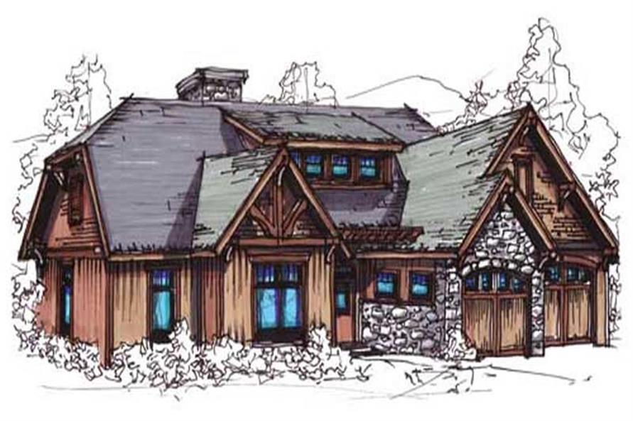 4-Bedroom, 2266 Sq Ft Vacation Homes Home Plan - 153-1892 - Main Exterior