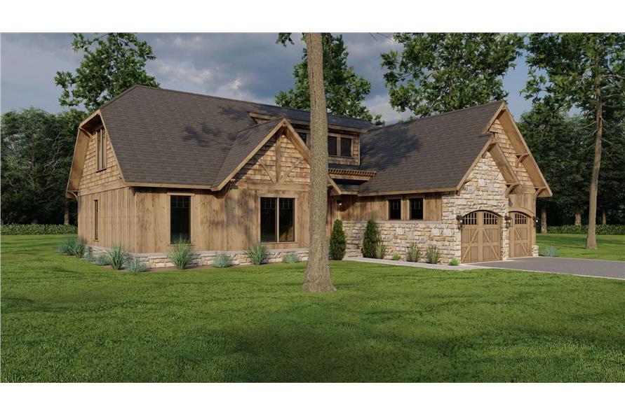 Left Side View of this 4-Bedroom,2266 Sq Ft Plan -153-1892
