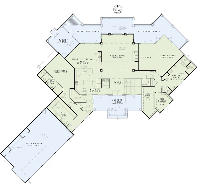 2 Master Suites House Plan 4 Bedrms 4 5 Baths 5144 Sq 