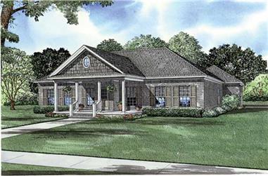 3-Bedroom, 1689 Sq Ft Farmhouse House Plan - 153-1909 - Front Exterior